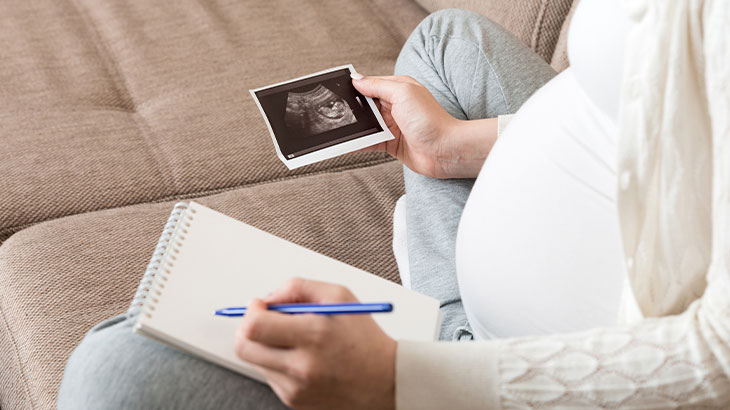 6 haftalık gebelik kesesi görüntüsü