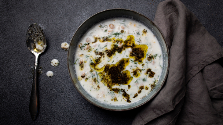 ayran aşı çorbası