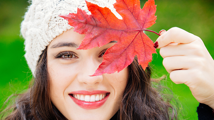 Cilt bakımı için sonbaharı tercih edin